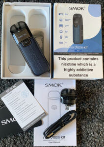 Smok Nord 50W Kit Contents