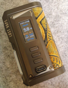 Lost Vape Centaurus BF Display Screen & Functions