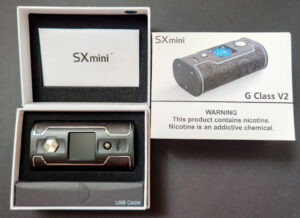SXmini G Class V2 Box Contents
