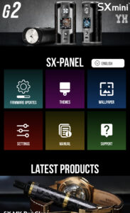 SXmini G Class V2 Wifi Homepage